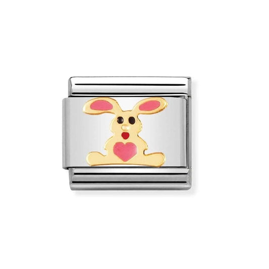 Composable Classic Link pink Rabbit Charm