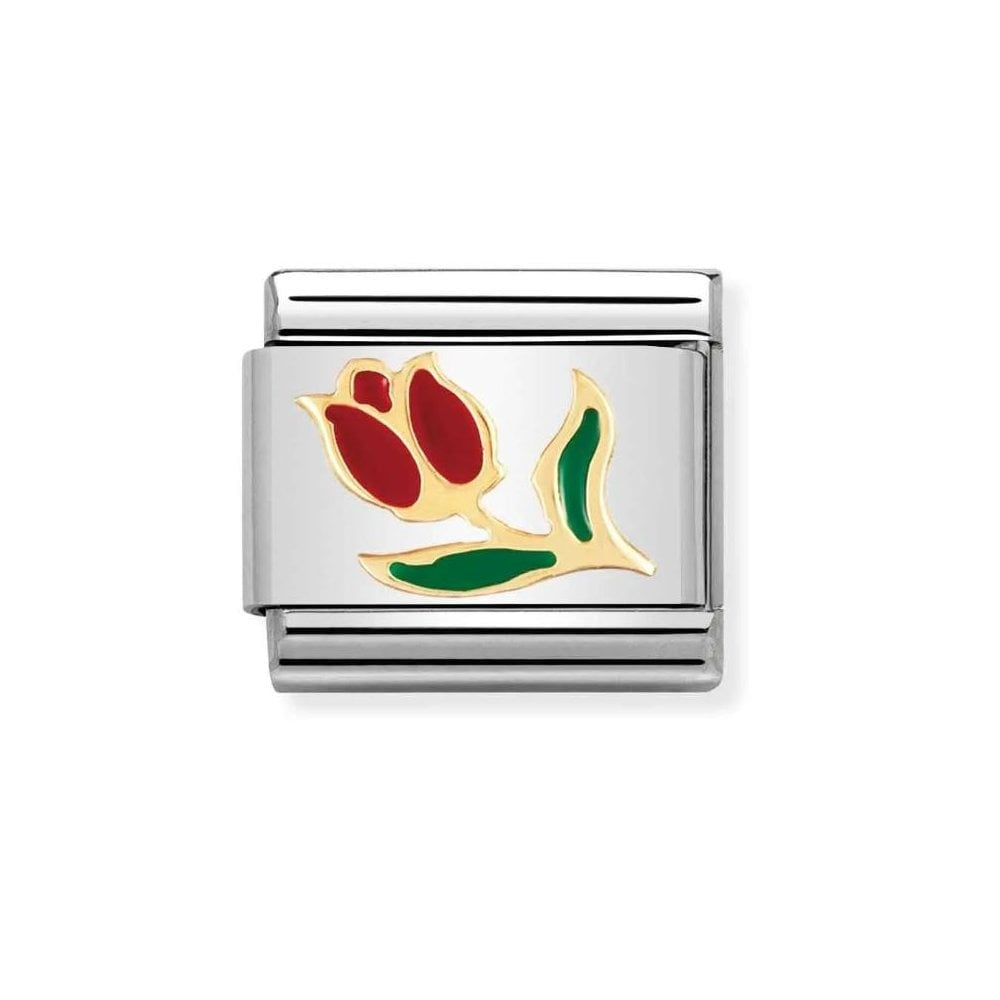 Composable Link, Red Tulip Charm
