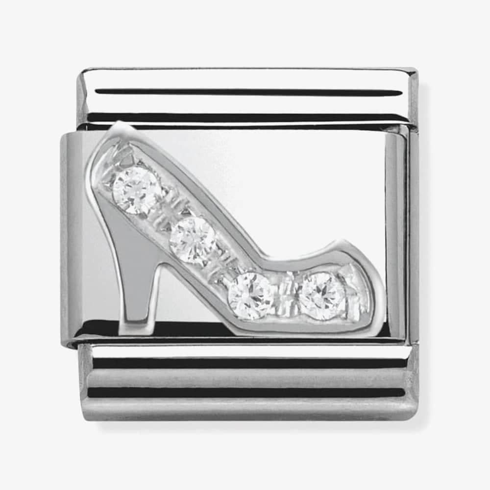 Composable STILETTO stainless steel, Cubic zirconia and 925 silver
