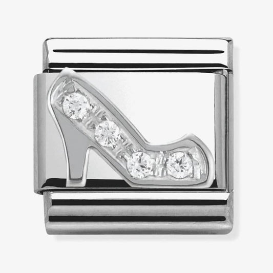Composable STILETTO stainless steel, Cubic zirconia and 925 silver