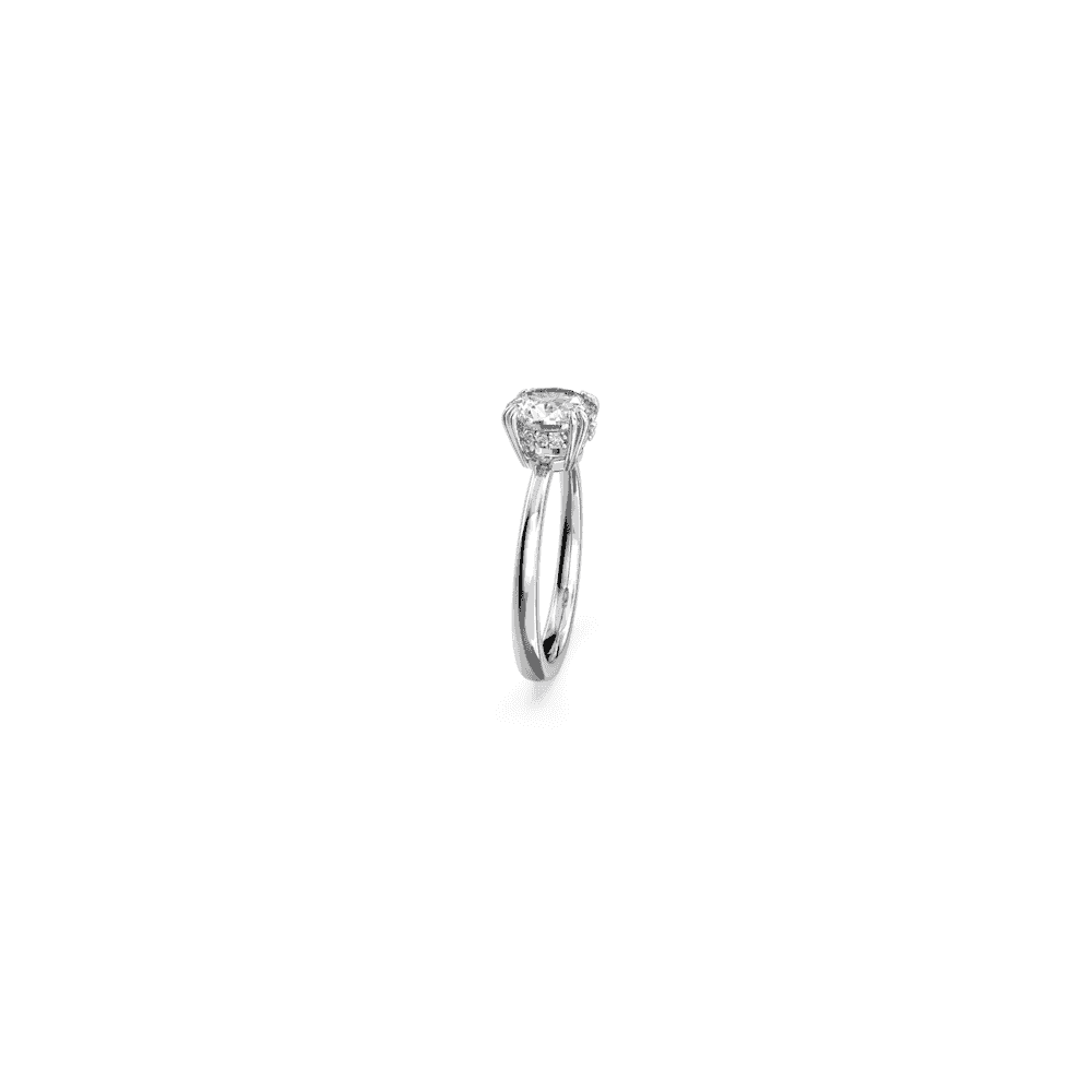 Constella cocktail ring, Princess cut, White, Rhodium plated
