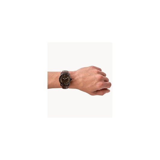Copeland 42mm Three-Hand Brown Leather Watch