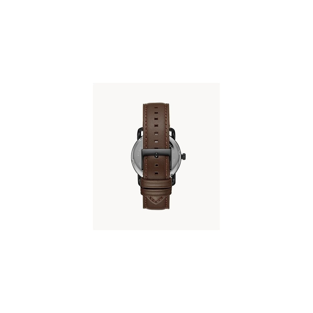 Copeland 42mm Three-Hand Brown Leather Watch