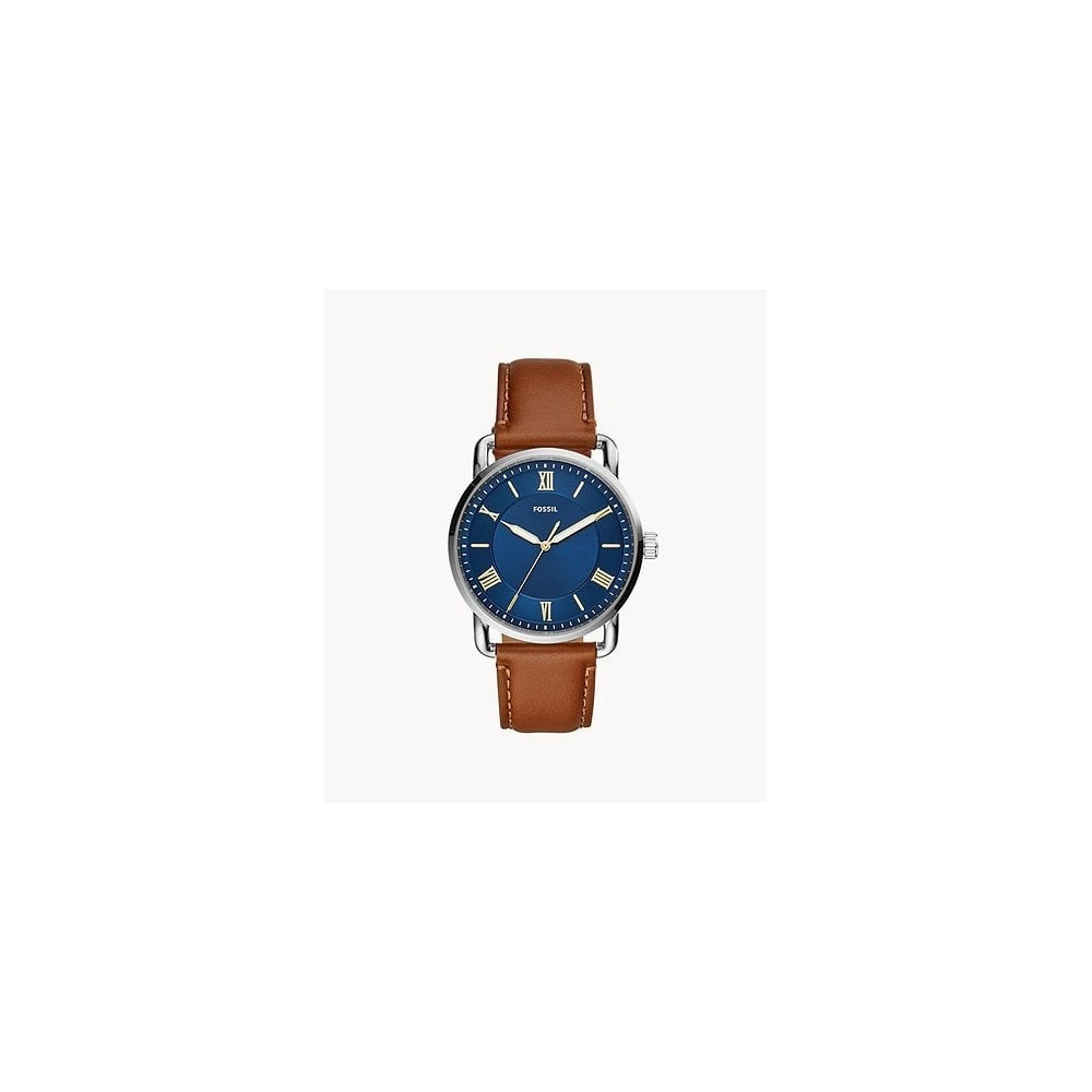 Copeland 42mm Three-Hand Luggage Leather Watch