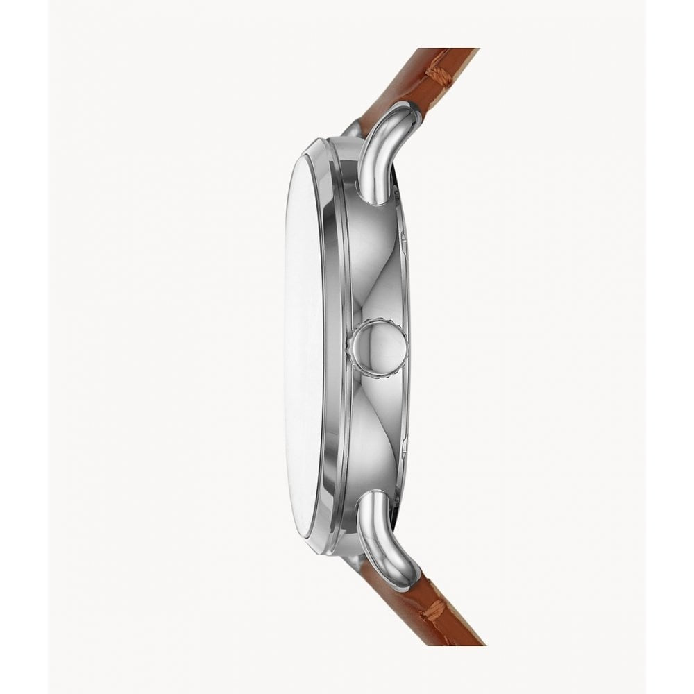 Copeland 42mm Three-Hand Luggage Leather Watch