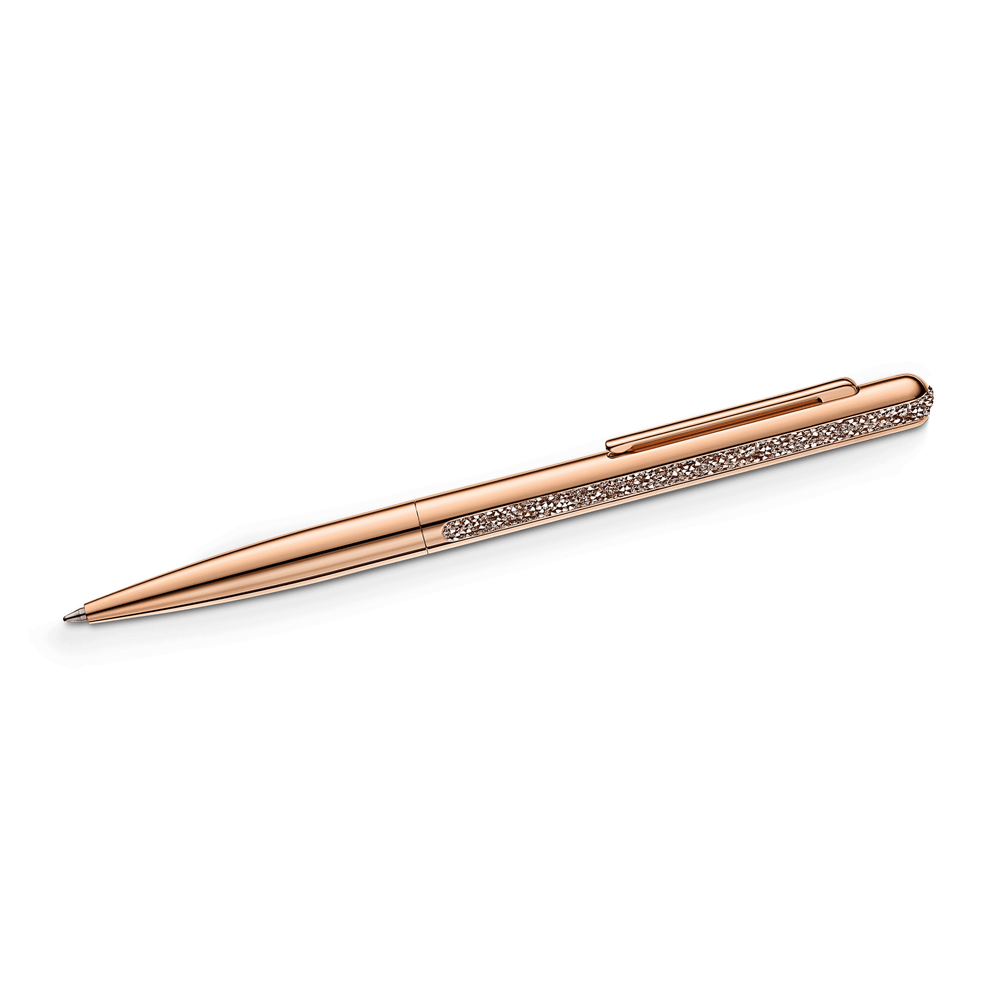 Crystal Shimmer ballpoint pen, Rose gold tone, Rose gold-tone plated