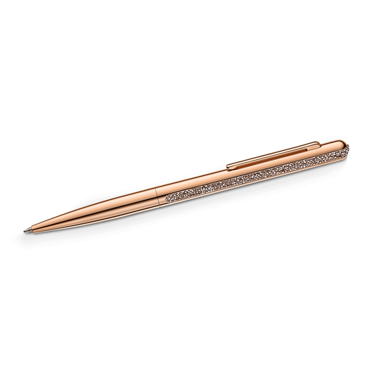 Crystal Shimmer ballpoint pen, Rose gold tone, Rose gold-tone plated