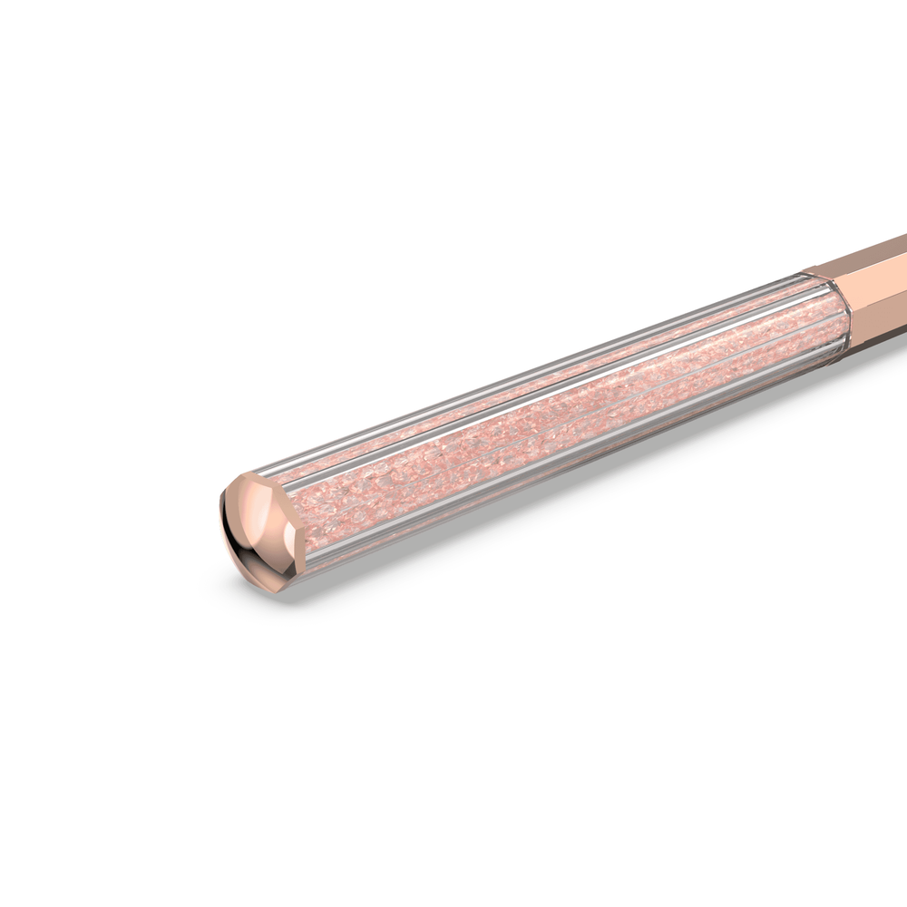 Crystalline ballpoint pen, Octagon shape, Rose gold tone, Rose gold-tone plated