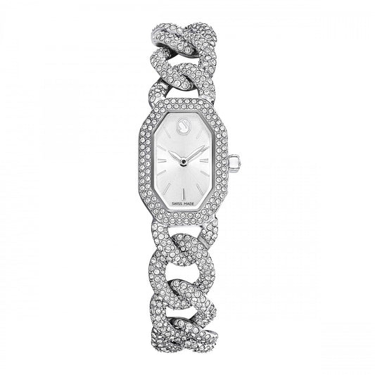 DEXTERA CHAIN LINK SILVER QUARTZ WATCH