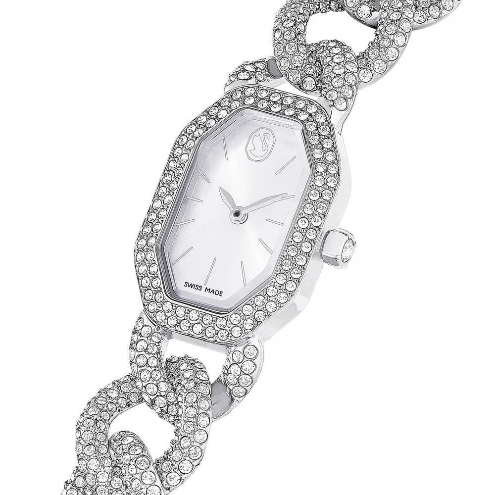 DEXTERA CHAIN LINK SILVER QUARTZ WATCH
