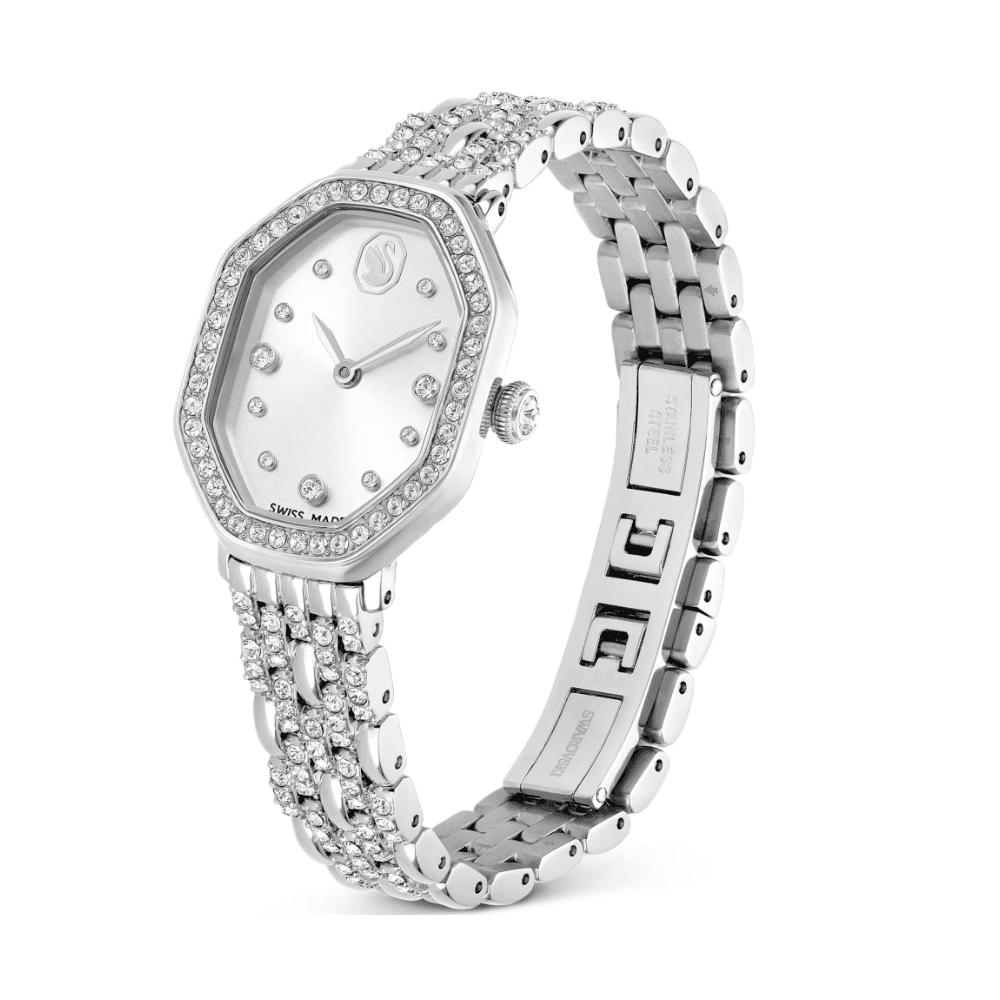 DEXTERA OCTAGON STAINLESS STEEL WATCH