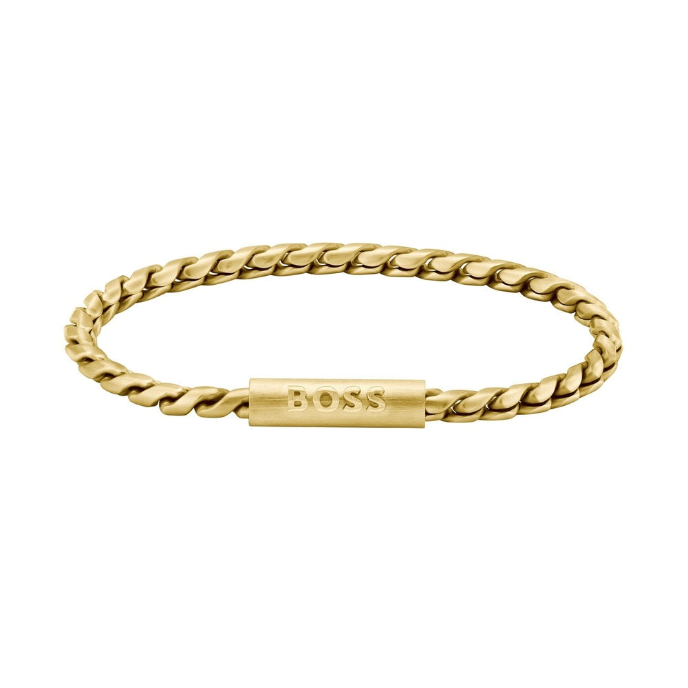 Doran, Gold Stainless Steel Gents Bracelet
