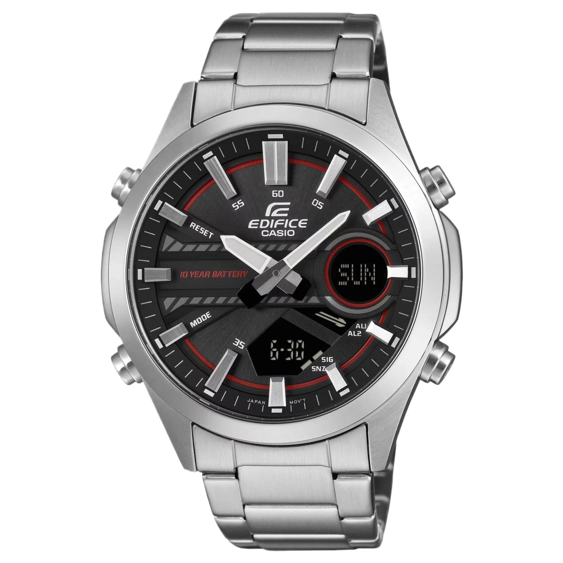 Casio Edifice Analogue-Digital Gents Stainless Steel Watch