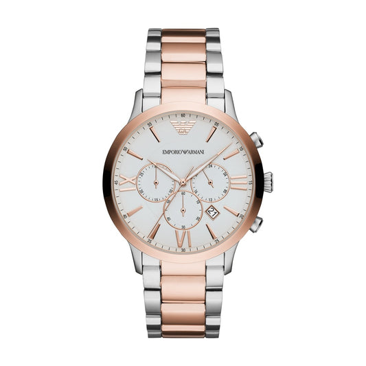 EMPORIO ARMANI MEN####S CHRONOGRAPH TWO-TONE STAINLESS STEEL WATCH