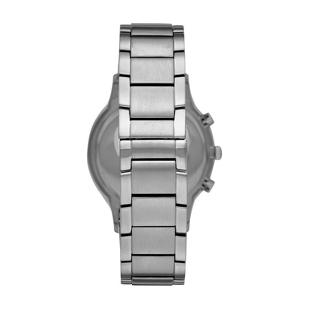 EMPORIO ARMANI RENATO GREEN DIAL STEEL 43MM MENS WATCH