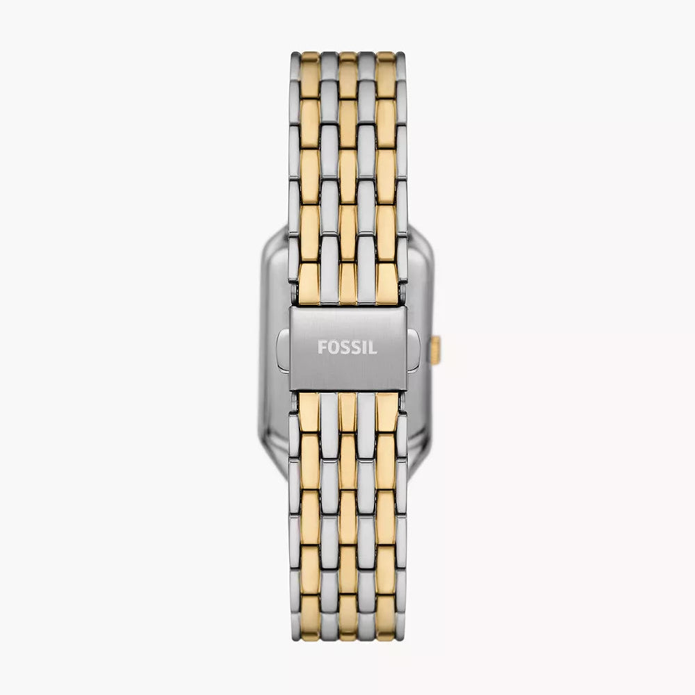 Fossil Raquel Three-Hand Date Ladies Two-Tone Stainless Steel Watch