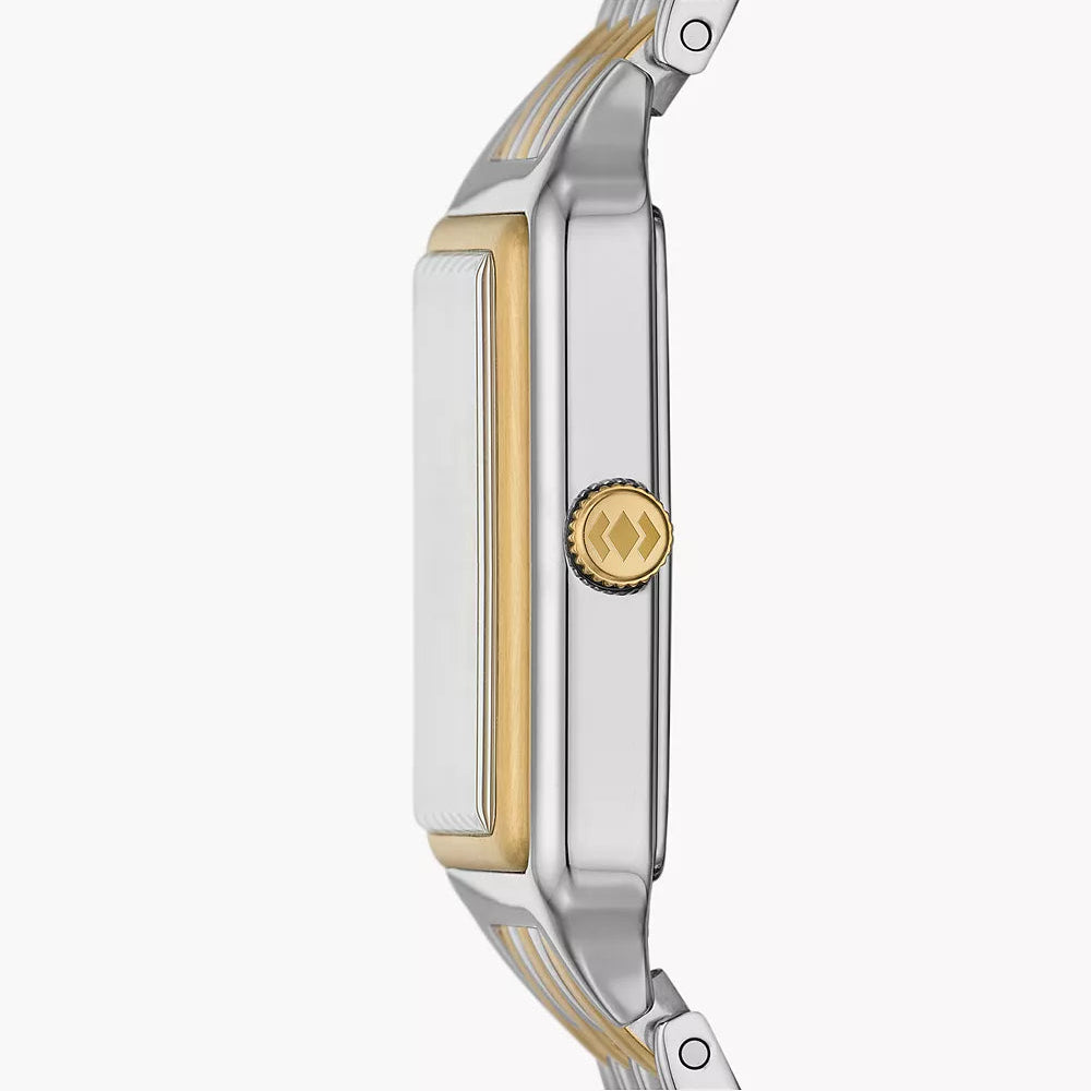 Fossil Raquel Three-Hand Date Ladies Two-Tone Stainless Steel Watch