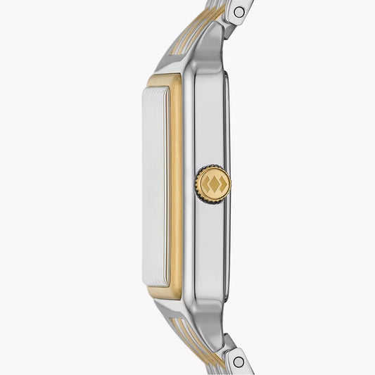 Fossil Raquel Three-Hand Date Ladies Two-Tone Stainless Steel Watch