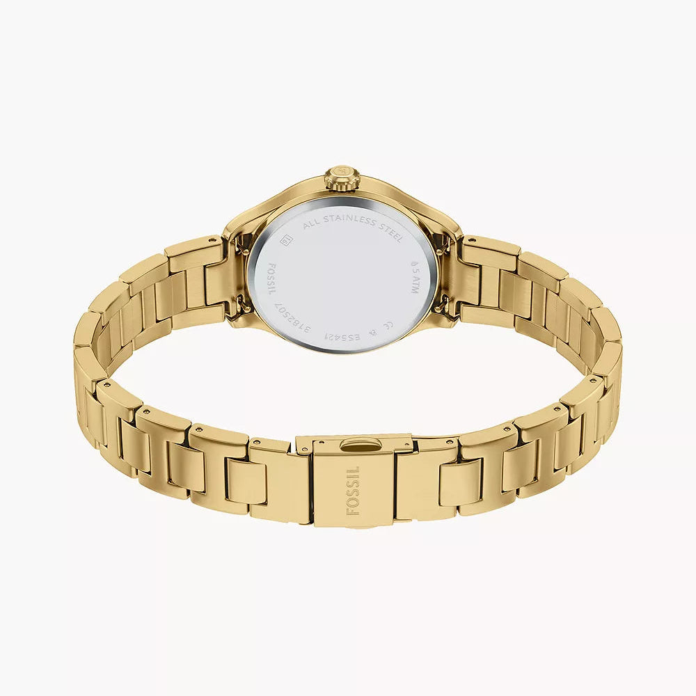 GILMORE LADIES GOLD STAINLESS STEEL WATCH
