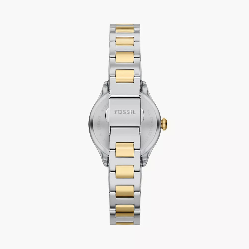 FOSSIL GILMORE TWO-TONED LADIES STAINLESS STEEL WATCH