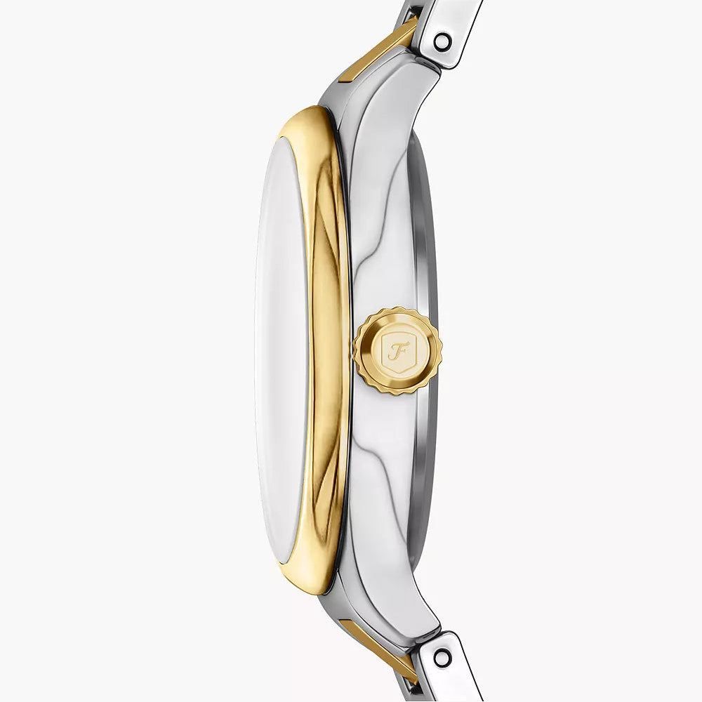 FOSSIL GILMORE TWO-TONED LADIES STAINLESS STEEL WATCH