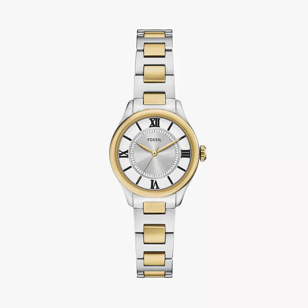 FOSSIL GILMORE TWO-TONED LADIES STAINLESS STEEL WATCH