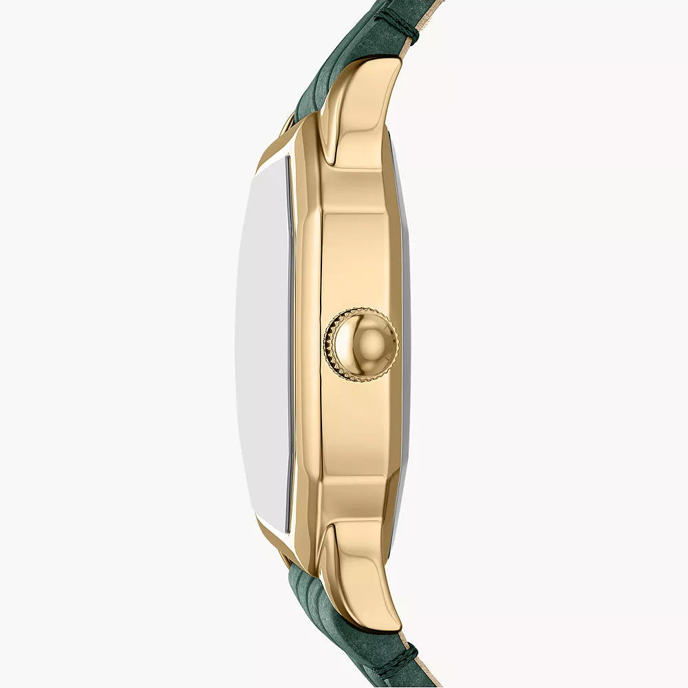 FOSSIL HARLOW LADIES GREEN CROCO LEATHER WATCH