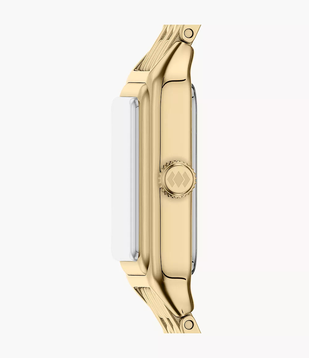 Fossil Raquel Mini Three-Hand Ladies Gold Stainless Steel Watch