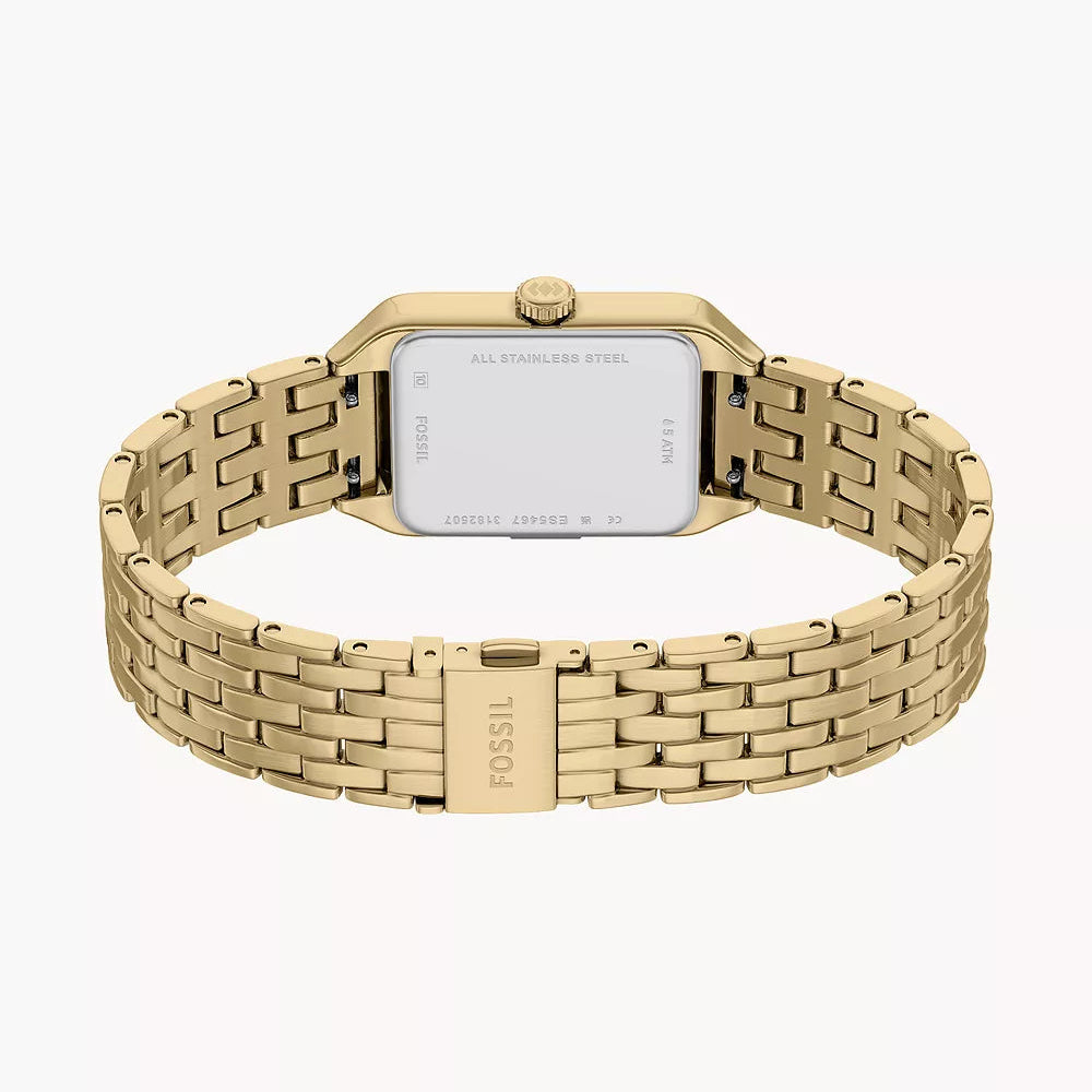 Fossil Raquel Mini Three-Hand Ladies Gold Stainless Steel Watch