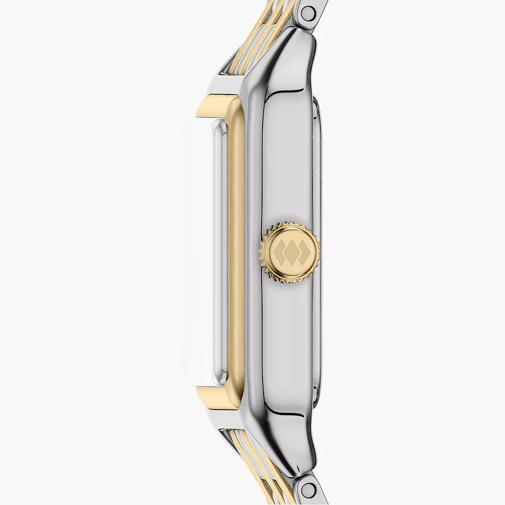 Fossil Raquel Mini Three-Hand Ladies Two-Tone Stainless Steel Watch