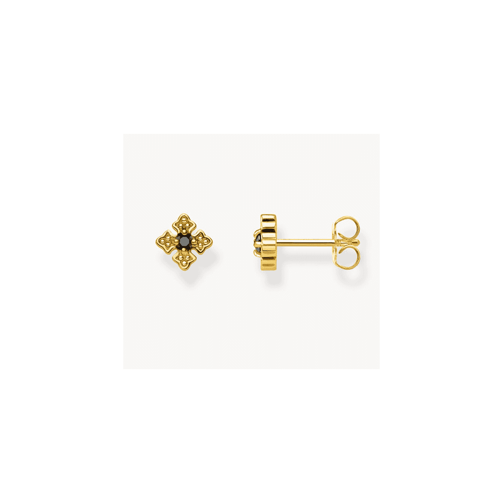 Ear studs royalty gold