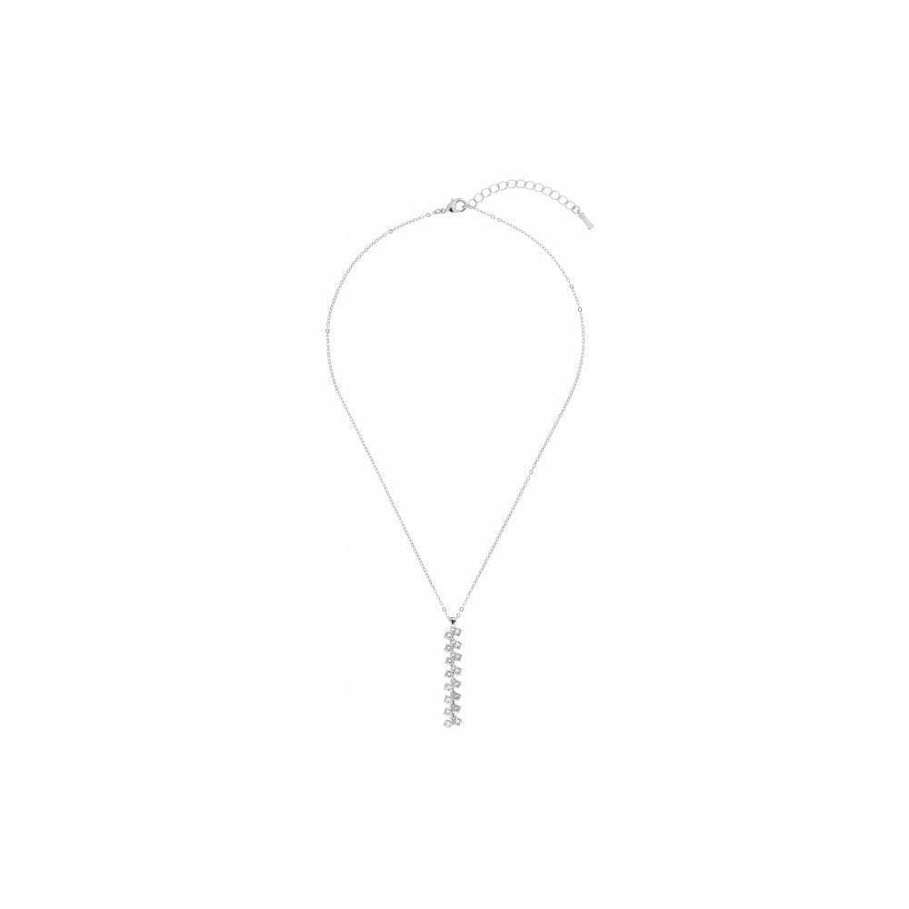 Eirra Princess Sparkle Rhodium Plated Silver Pendant