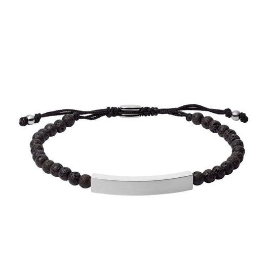 Ellis Plaque Lava Stone Bracelet