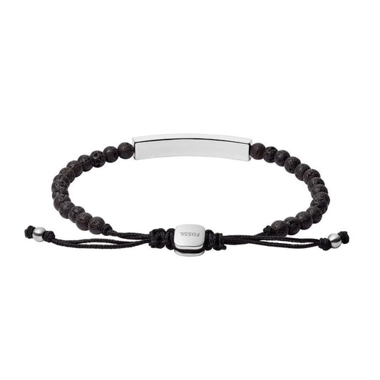 Ellis Plaque Lava Stone Bracelet