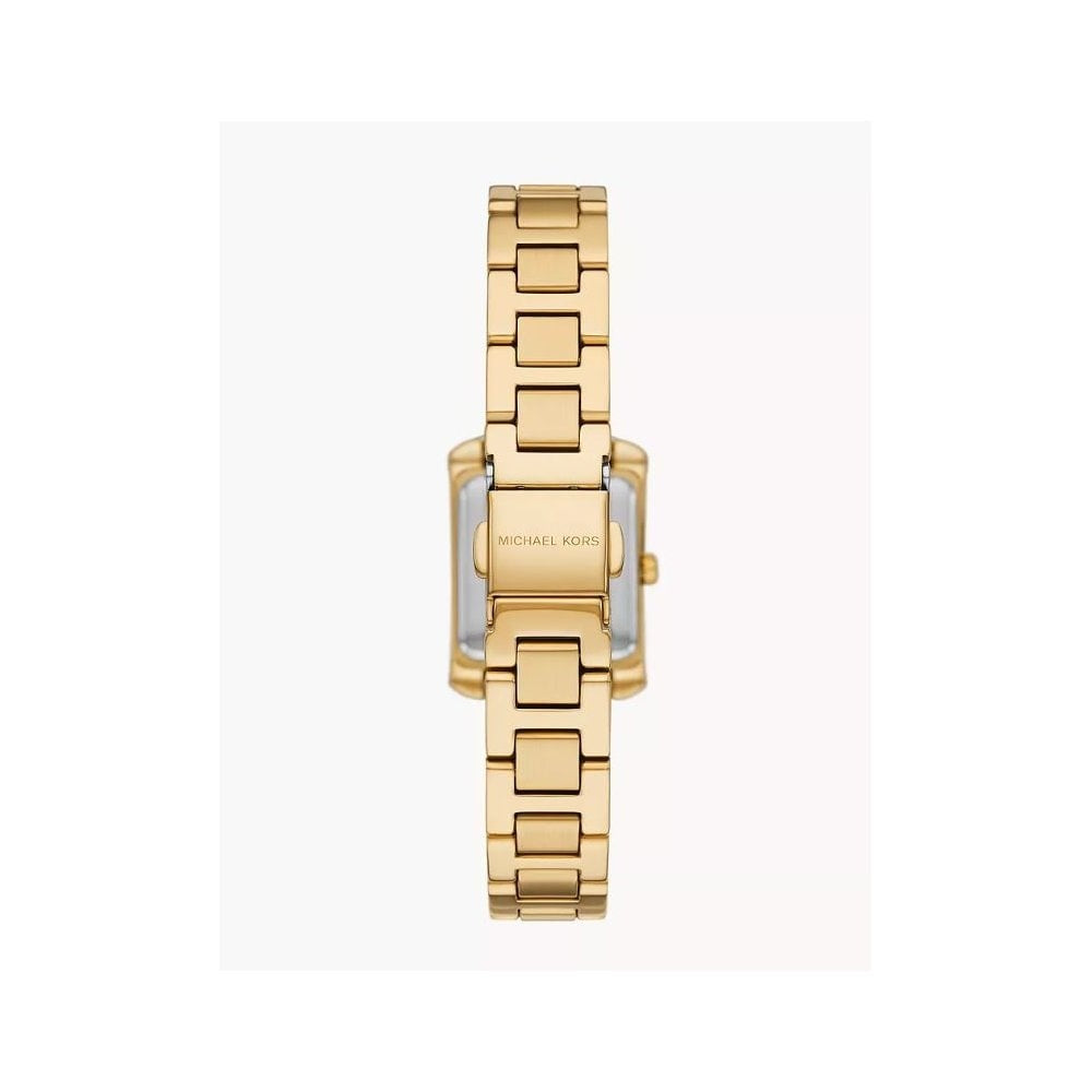 Emery, Three-Hand, White Dial, Ladies Gold-Tone Stainless Steel Watch