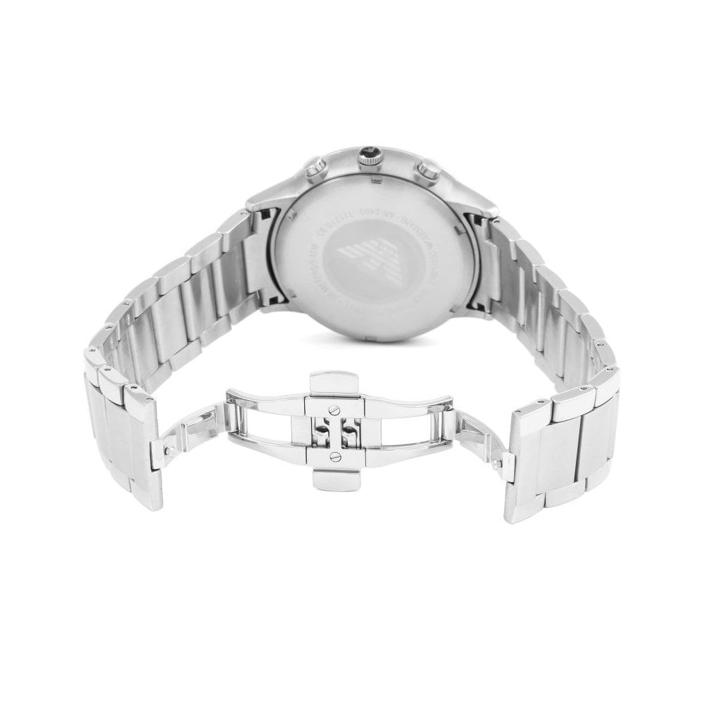 Emporio Armani Renato Black Dial Watch