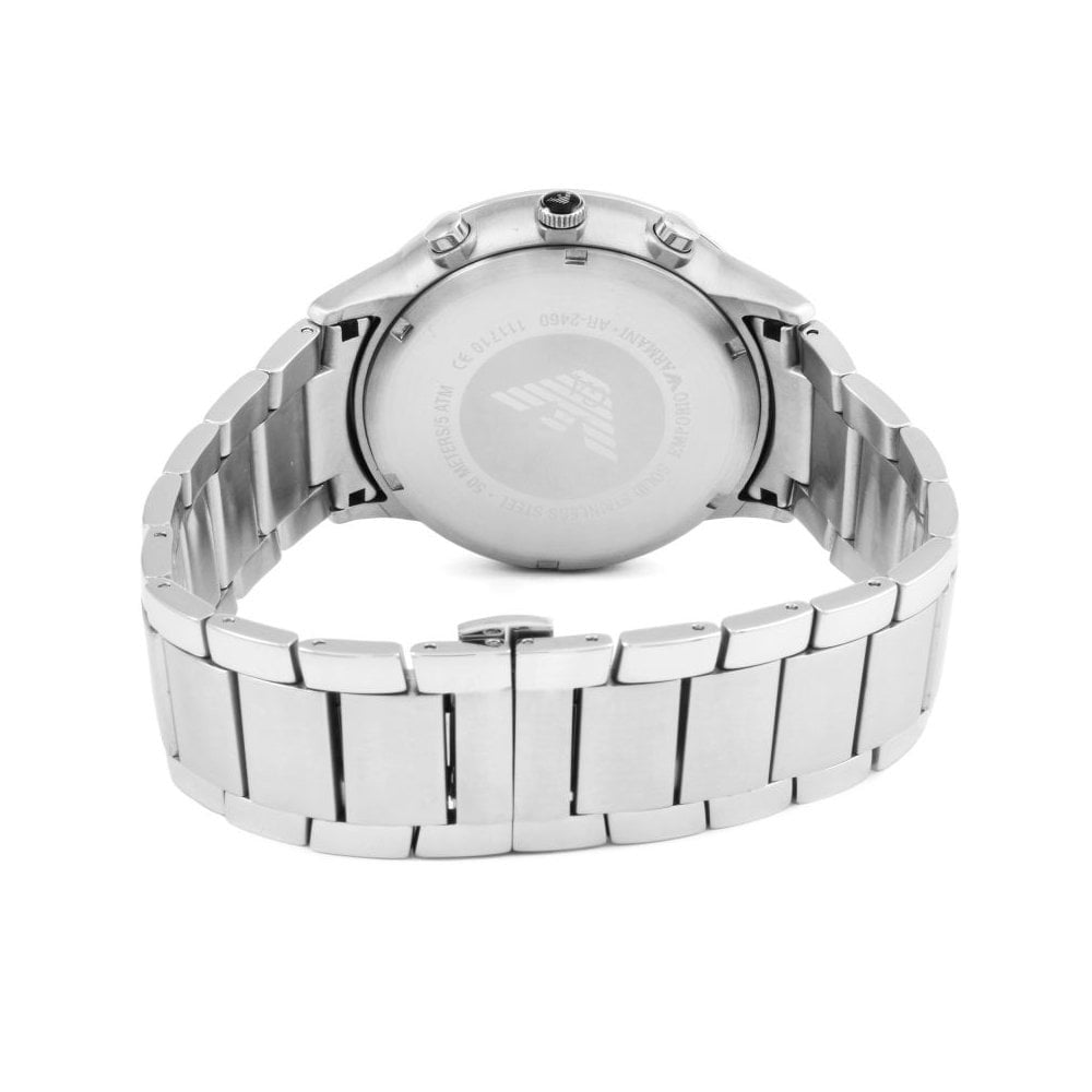 Emporio Armani Renato Black Dial Watch