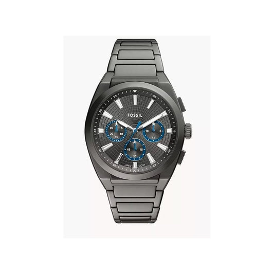 Everett, Chronograph, Gents Smoke Stainless Steel Watch
