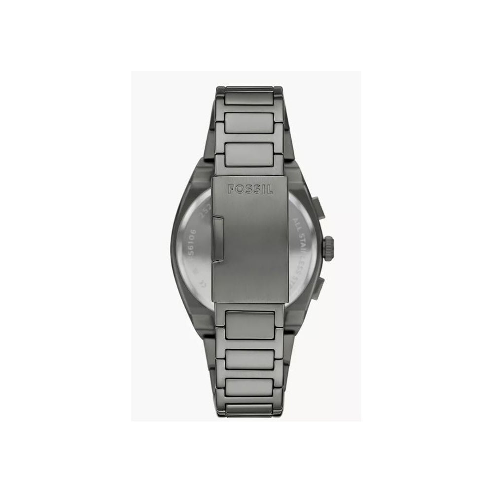 Everett, Chronograph, Gents Smoke Stainless Steel Watch