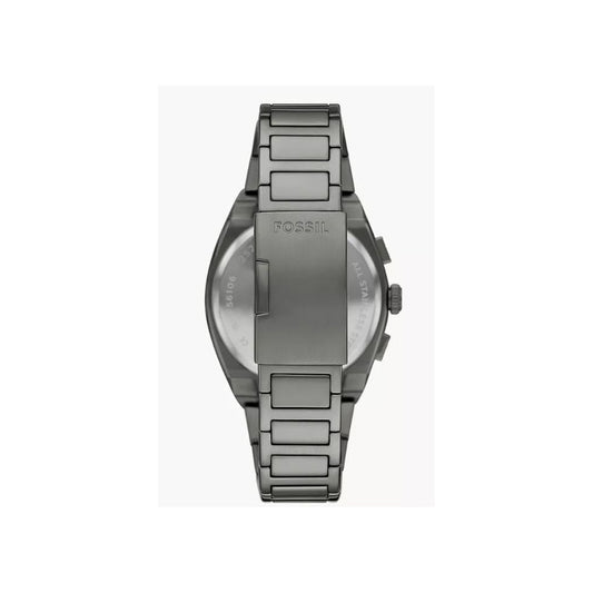 Everett, Chronograph, Gents Smoke Stainless Steel Watch