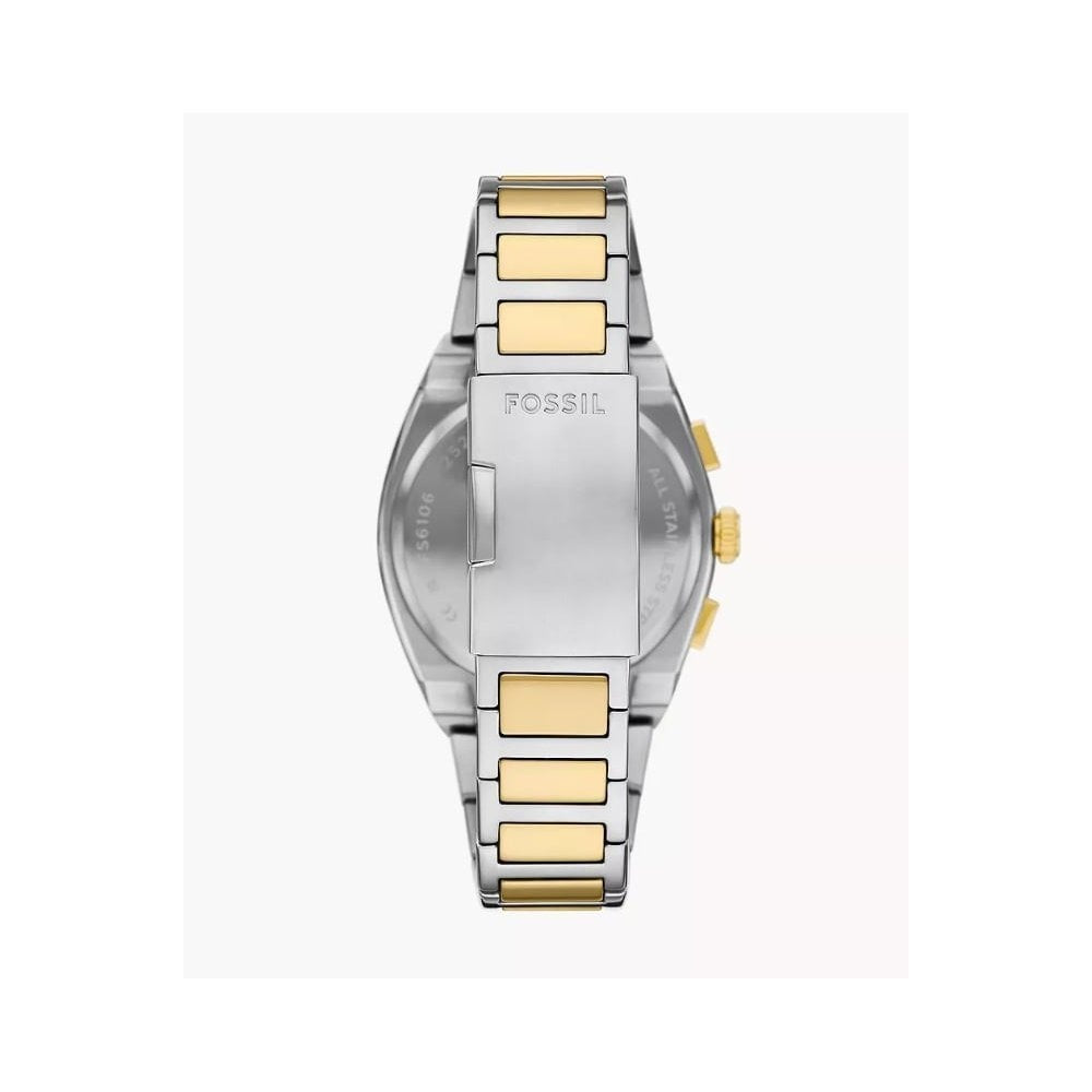 Everett, Chronograph, Green Dial, Gents Two-Tone Stainless Steel Watch