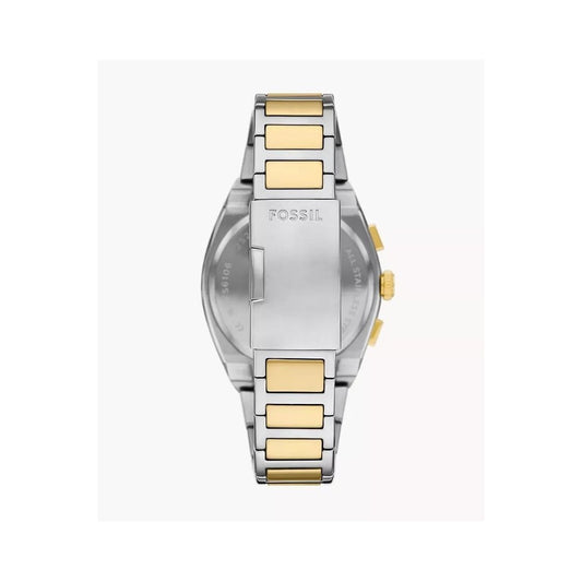 Everett, Chronograph, Green Dial, Gents Two-Tone Stainless Steel Watch