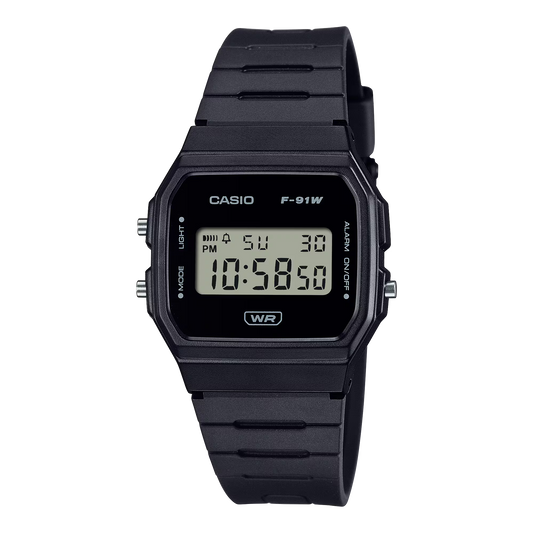 CASIO BLACK RETRO DIGITAL WATCH