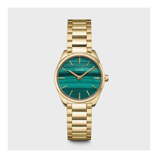 Féroce Mini, Green Dial, Ladies Gold Stainless Steel Watch