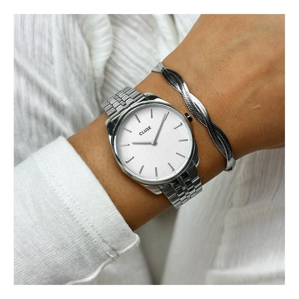 Féroce Petite, Silver Dial, Ladies Stainless Steel Watch