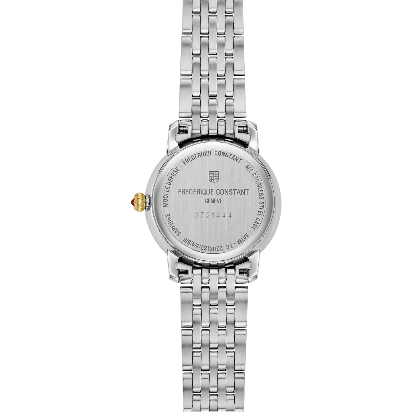Frederique Constant Classics Slimline Diamond Ladies Two-Toned Watch