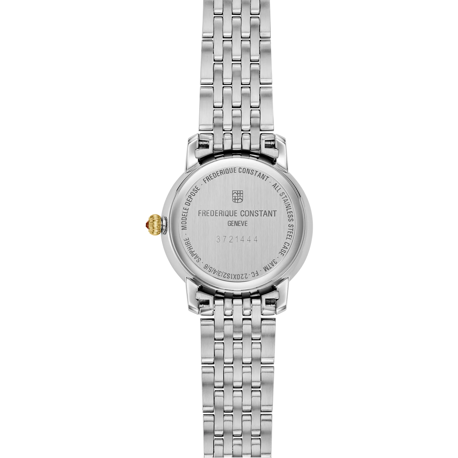 Frederique Constant Classics Slimline Diamond Ladies Two-Toned Watch