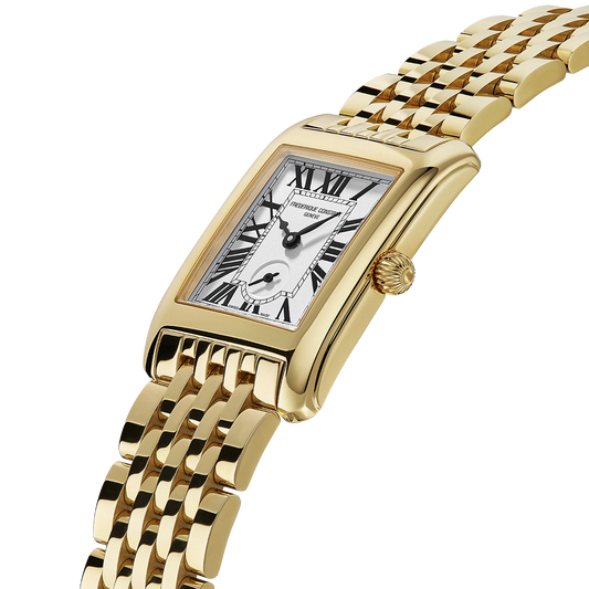 Frederique Constant Classics Carree Small Seconds Gents Gold Stainless Steel Watch