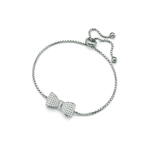 FOLLI FOLLIE STORIES CUBIC ZIRCONIA BOW BRACELET