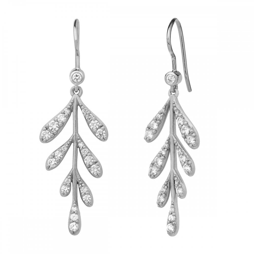 FOREST SPARKLE STERLING SILVER EARRINGS